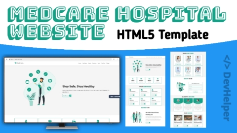 Medcare Hospital Website HTML5 Template